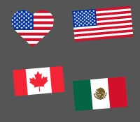 Patriotic Stickers 