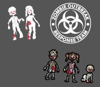 Zombie Stickers