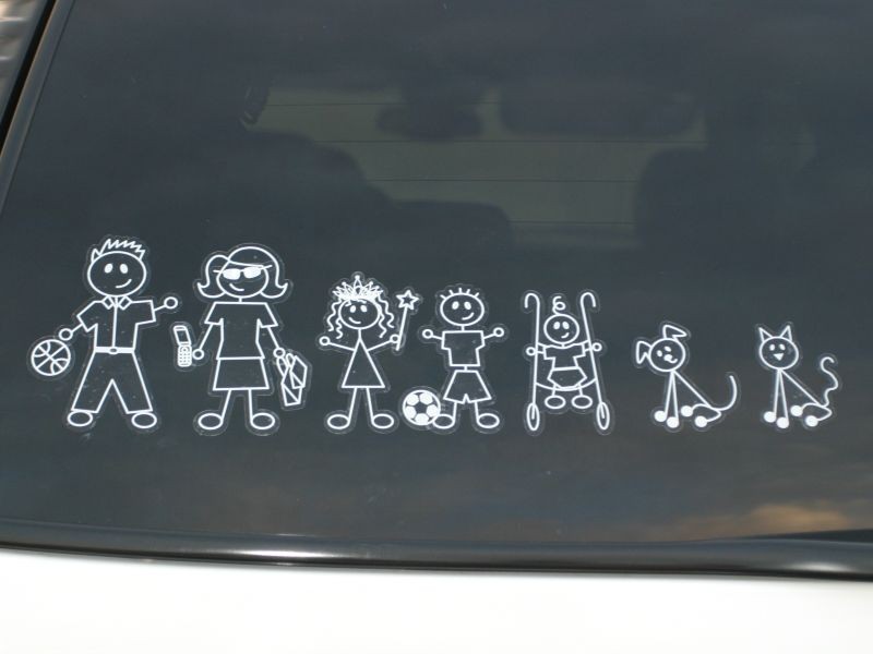 Basic Family Stickers Accessories