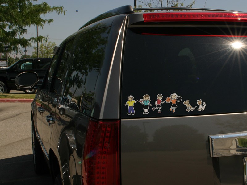Small Color Family Stickers