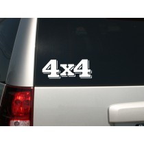 4x4 Car Sticker