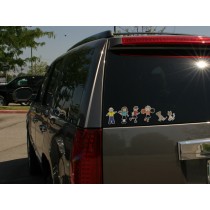 Small Color Family Stickers