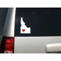 State with Heart Sticker